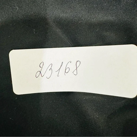 Lauren Ralph Lauren Black Matte Jersey Long Sleeve Faux Wrap Dress - Size 6 - Picture 12 of 12